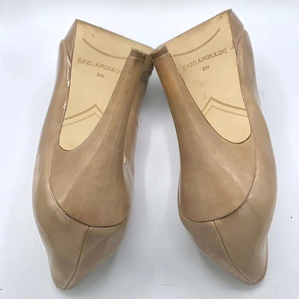 Enzo Angiolini Nude Heels Size 9
